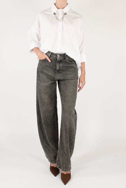 Camicia con Spilla da Colletto