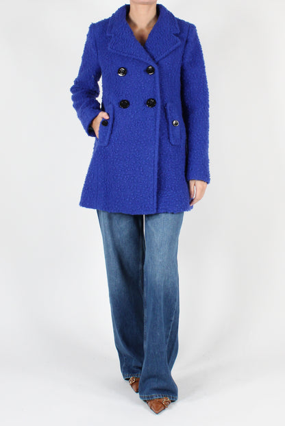 Short Double Breasted Wool Coat