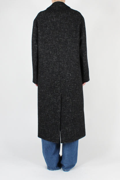 Double Breasted Wool Blend Coat