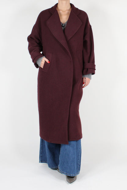 Double Breasted Overcoat in Wool Blend