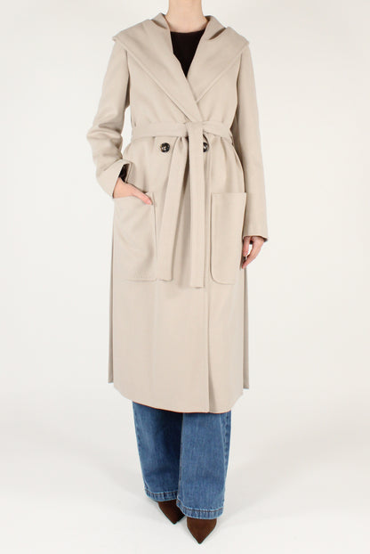 Cappotto Doppiopetto con Cappuccio