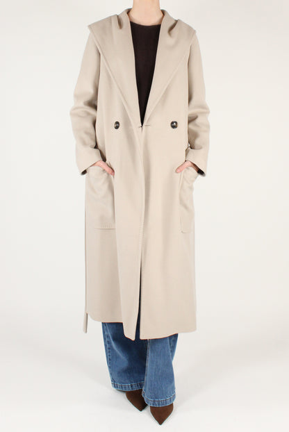 Cappotto Doppiopetto con Cappuccio