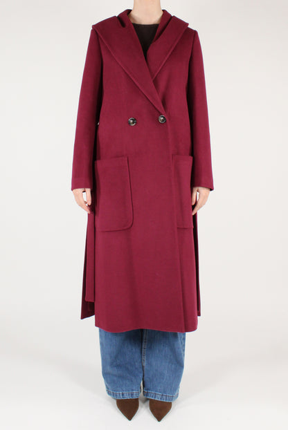 Cappotto Doppiopetto con Cappuccio