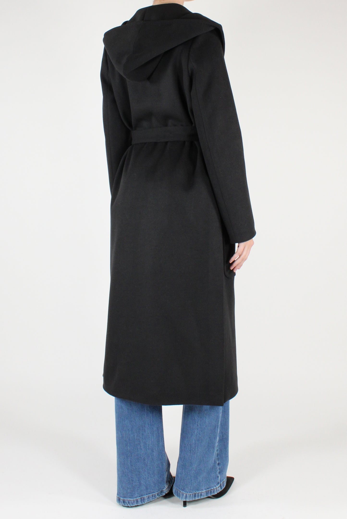 Cappotto Doppiopetto con Cappuccio