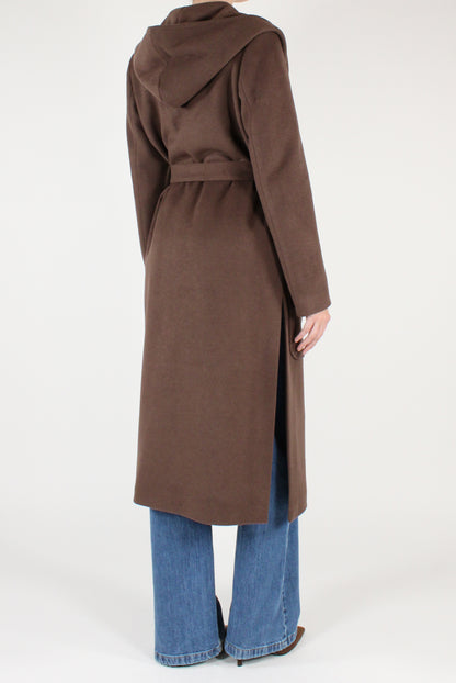 Cappotto Doppiopetto con Cappuccio