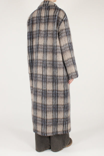 Cappotto Lungo Fantasia Tartan