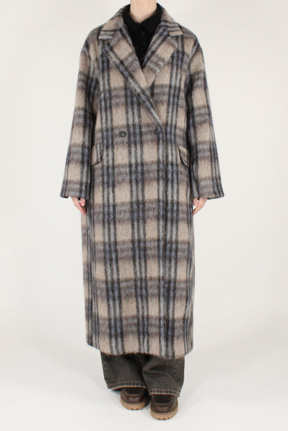 Cappotto Lungo Fantasia Tartan