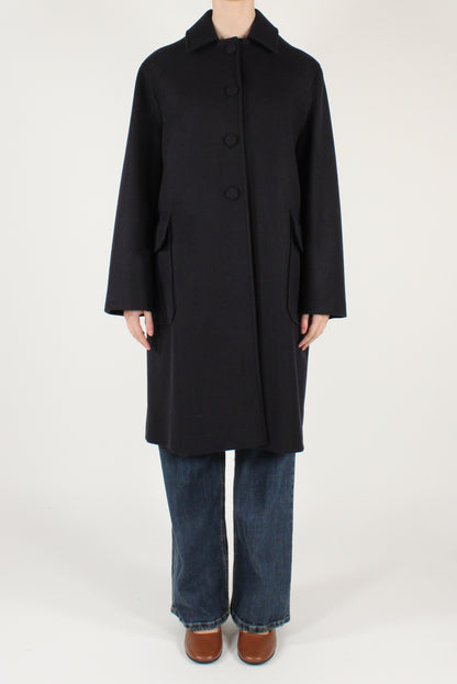 Cappotto Monopetto con Tasche