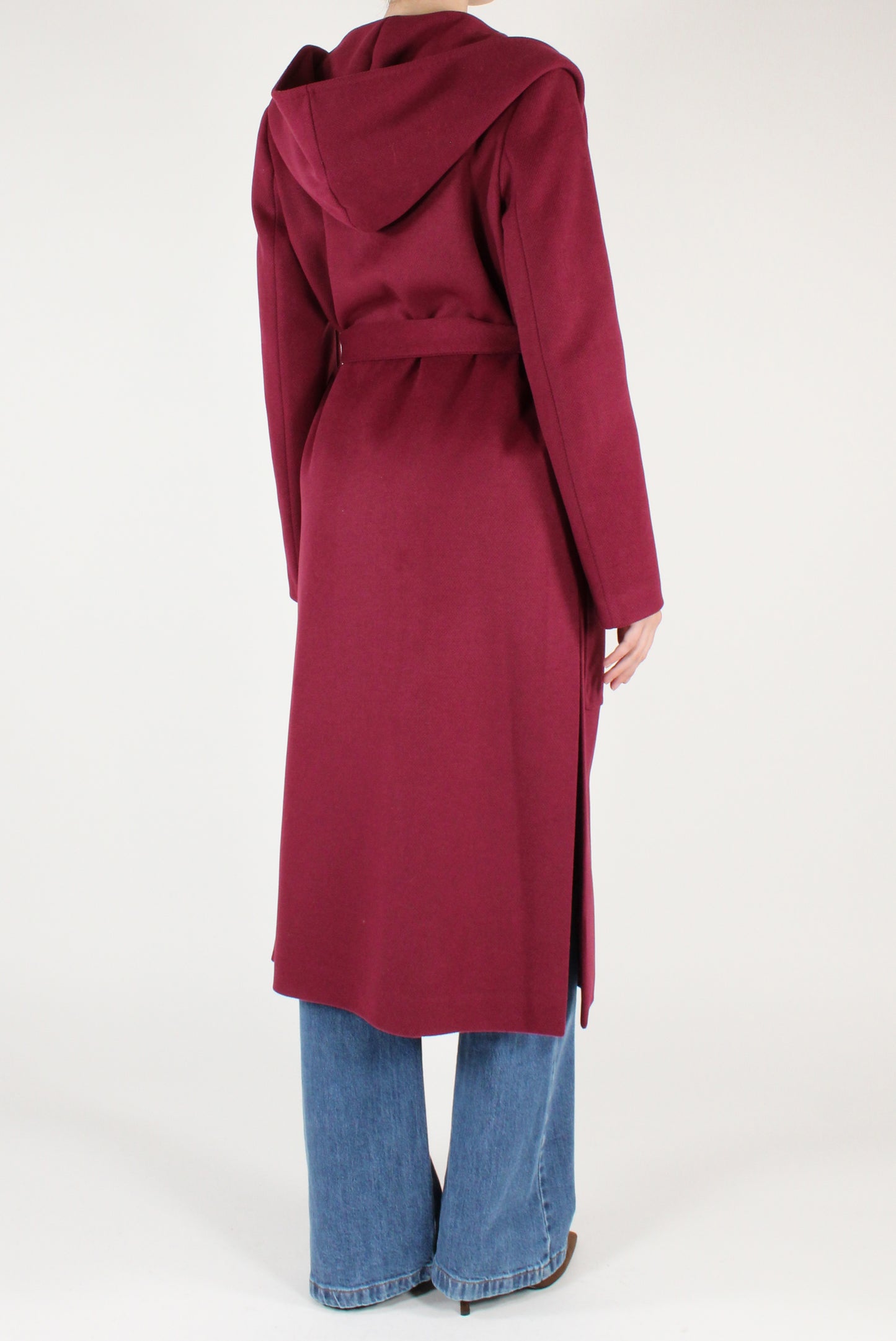 Cappotto Doppiopetto con Cappuccio