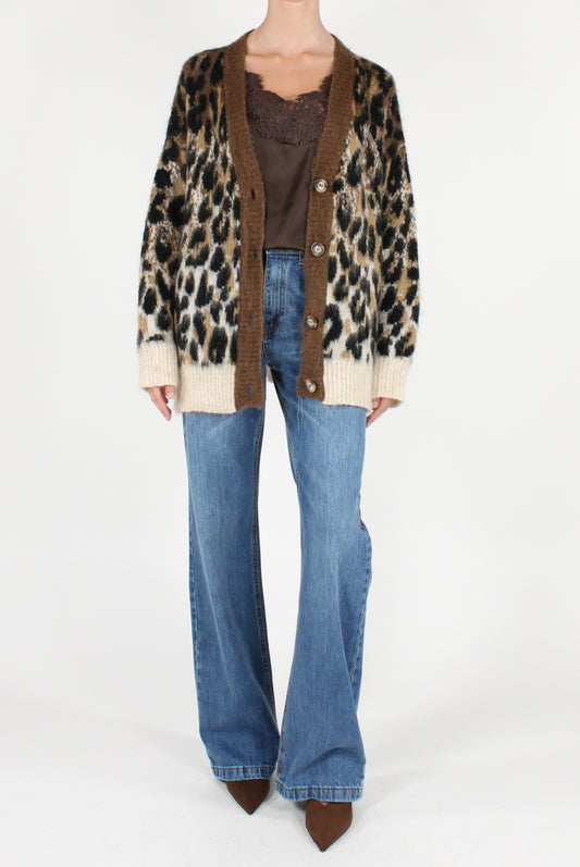 Cardigan Over Fantasia Animalier