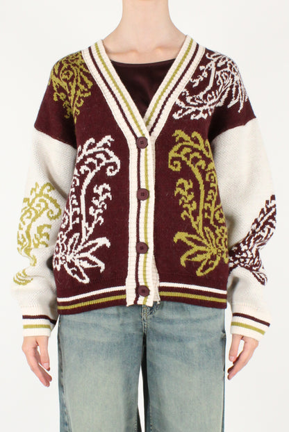 Cardigan Bomber Floreale