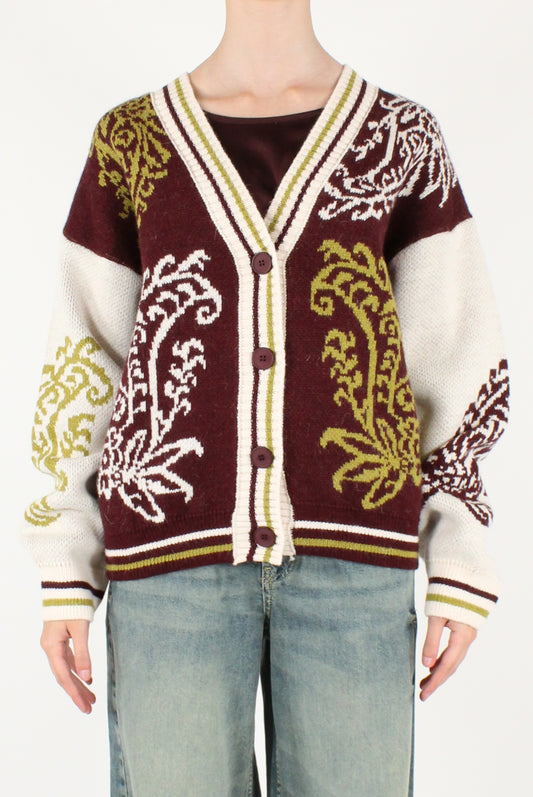 Cardigan Bomber Floreale