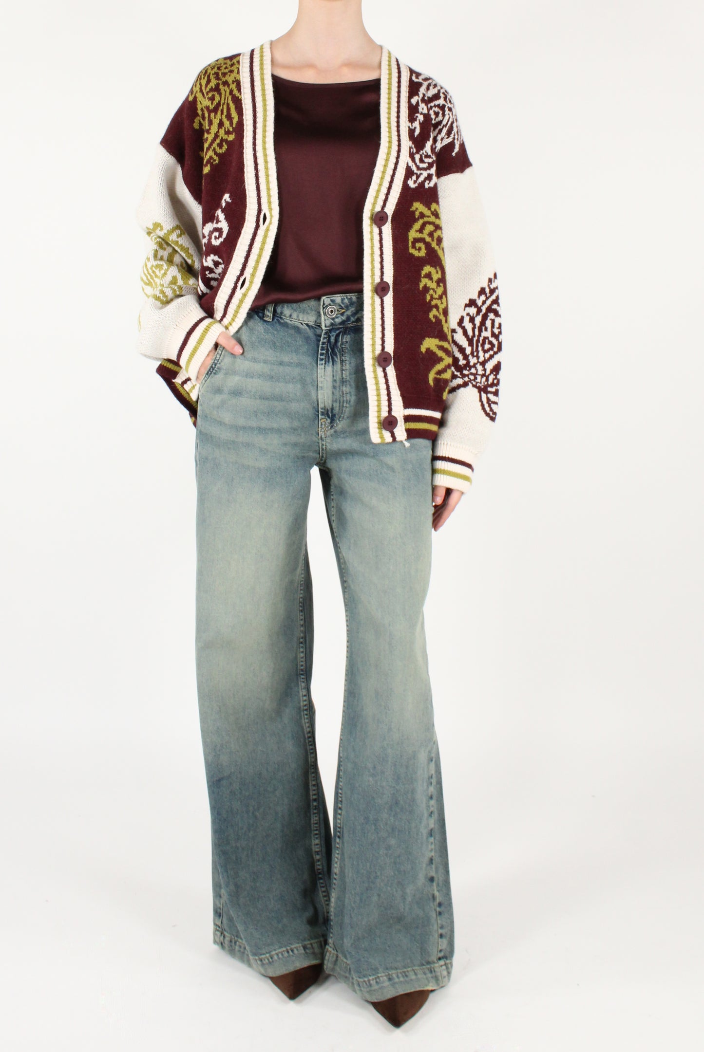 Cardigan Bomber Floreale