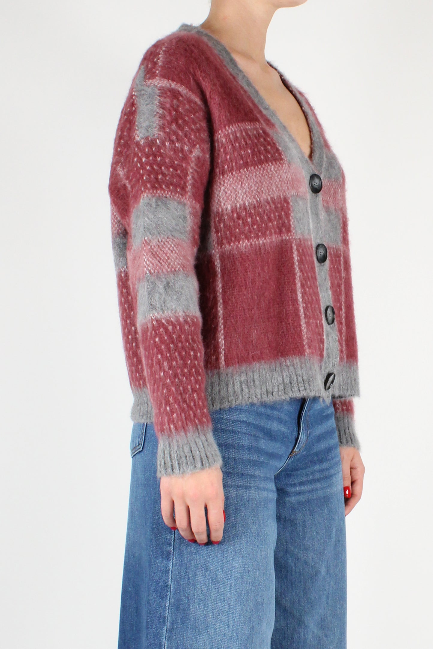 Geometric Pattern Cardigan