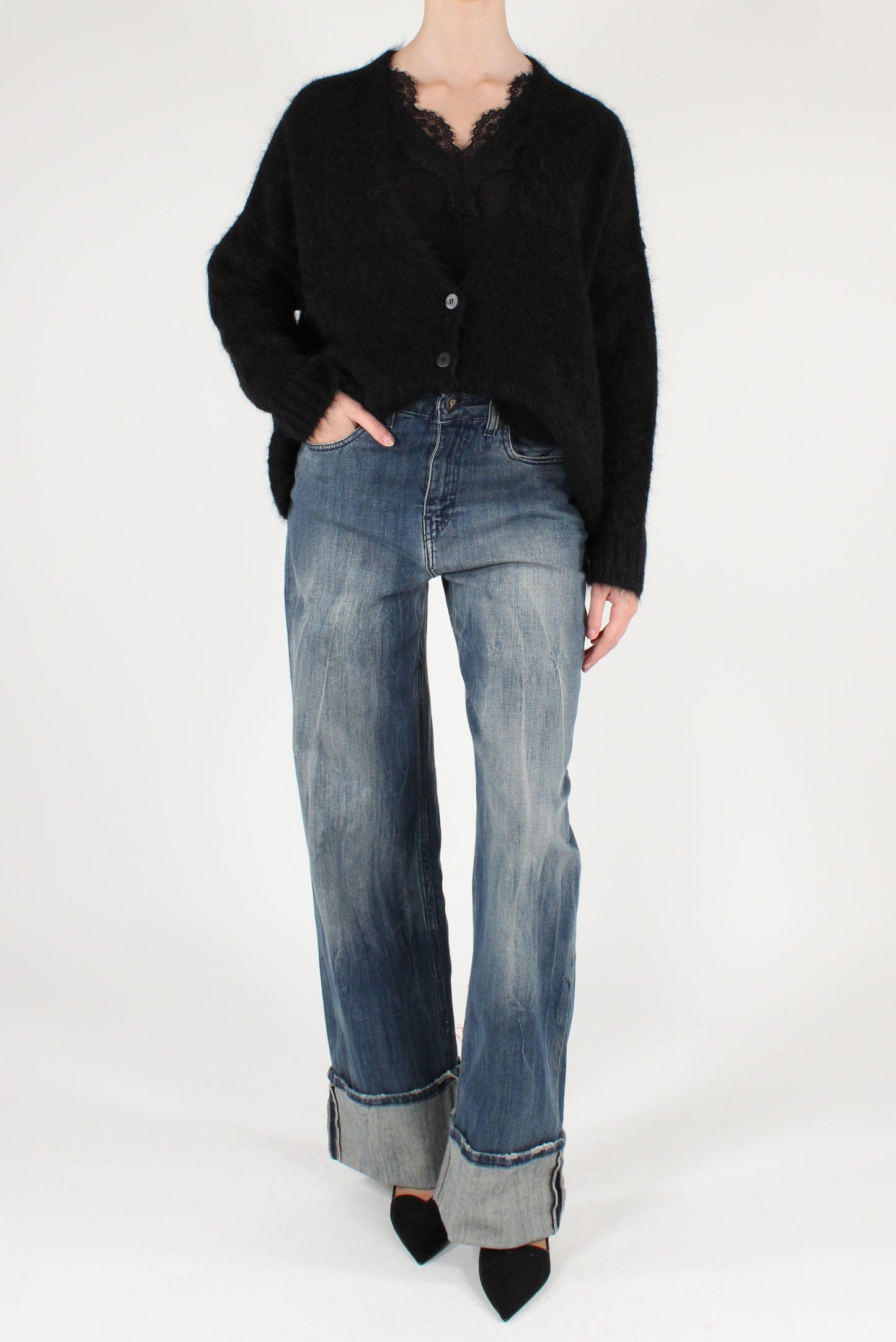 Cardigan Over Misto Mohair