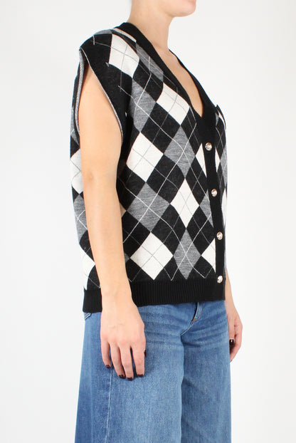 Cardigan Gilet Scozzese