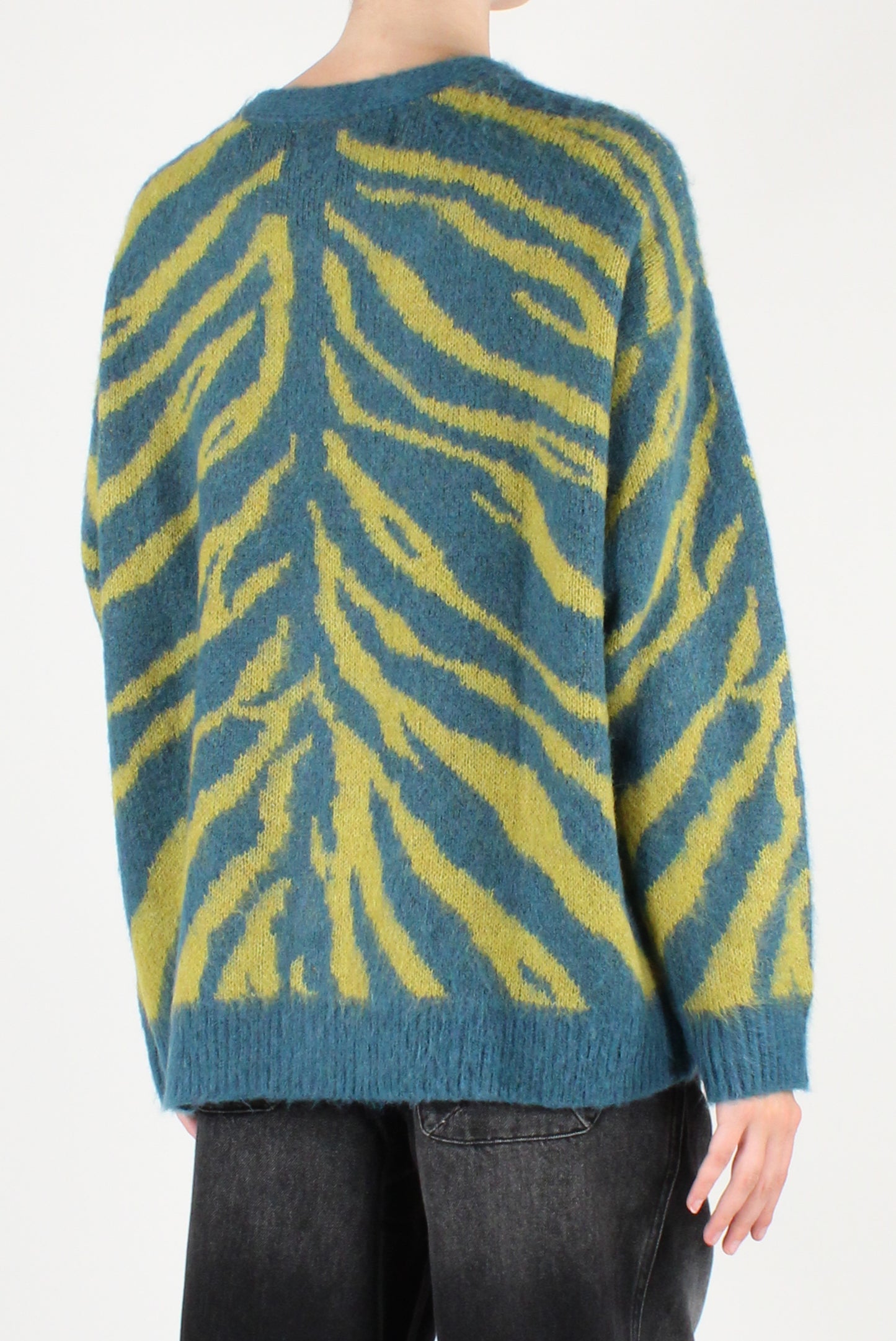 Cardigan Over Fantasia Zebrata