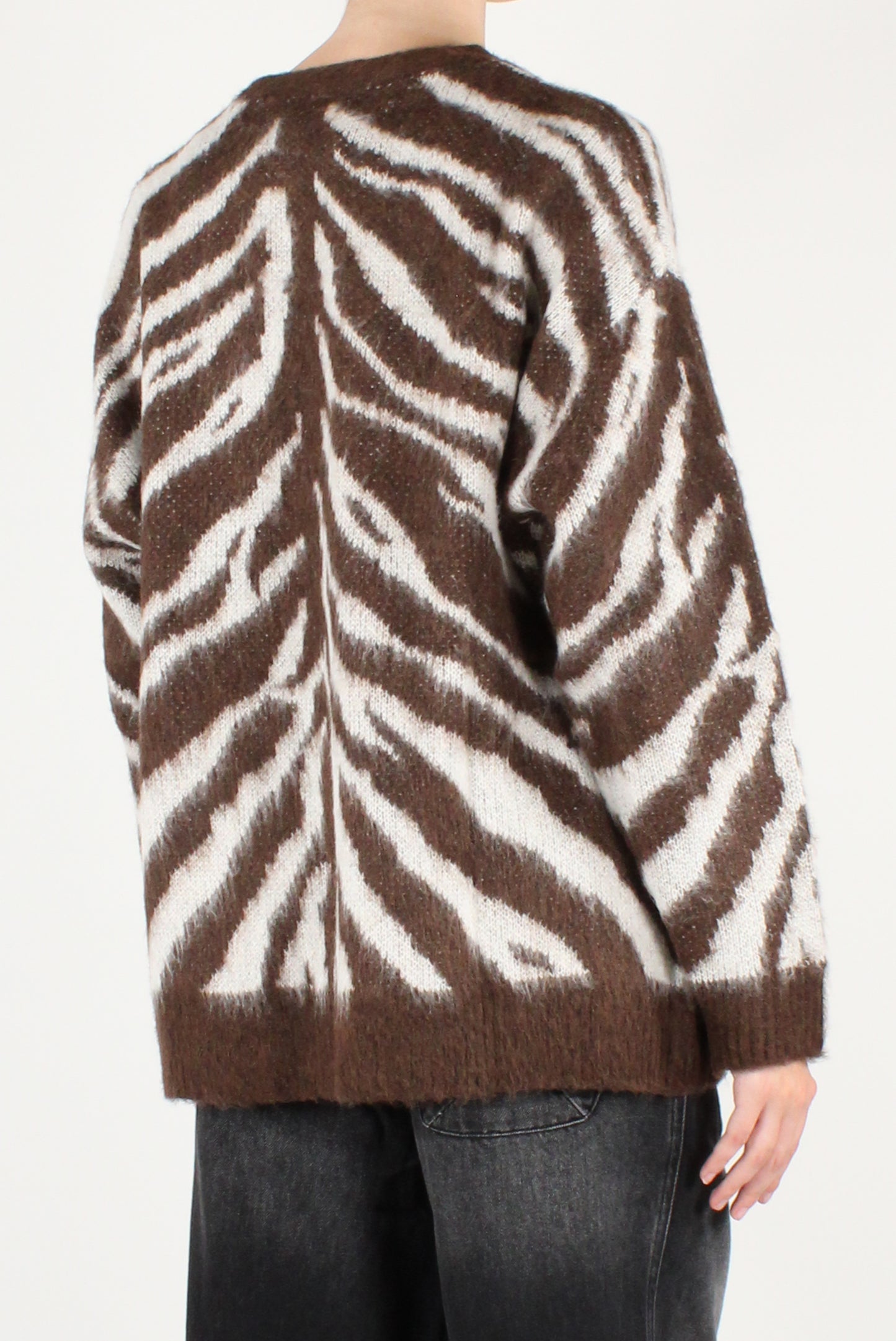 Cardigan Over Fantasia Zebrata