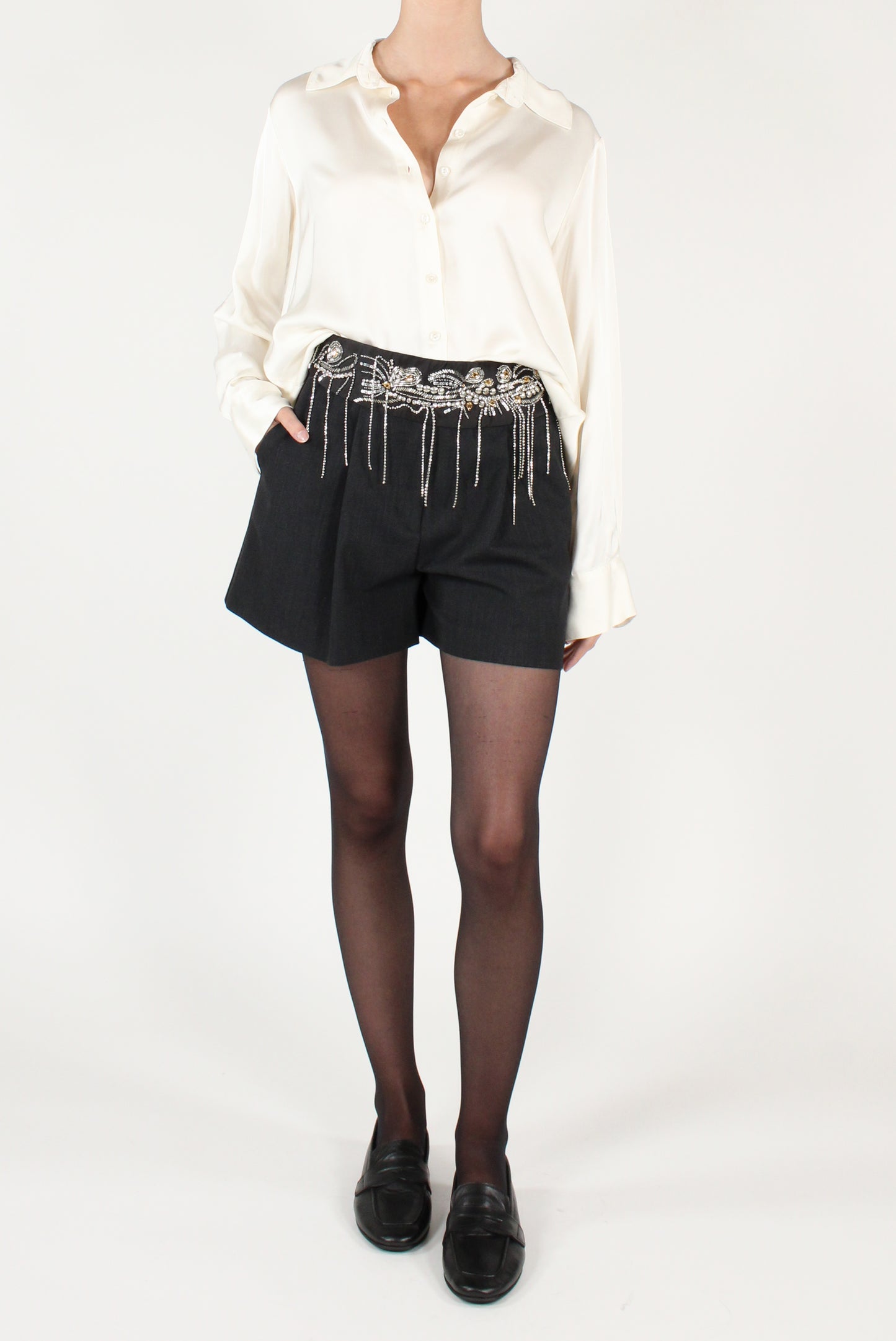 Cintura con Strass e Perline