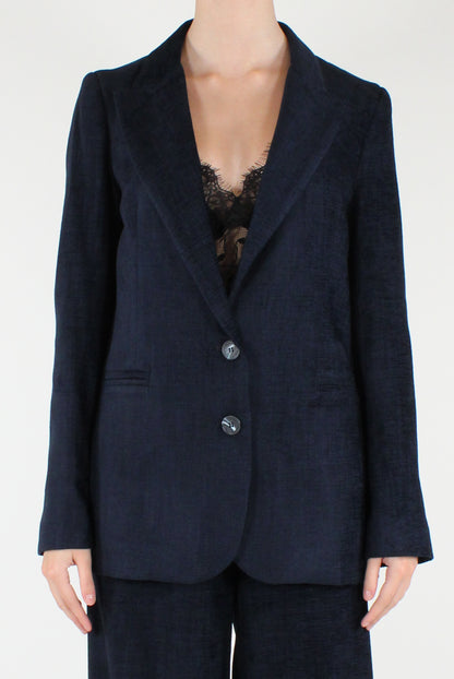 Blazer Sciancrato Vellutato