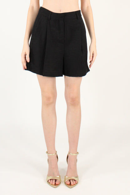 Viscose and Linen Blend Vest and Shorts Set