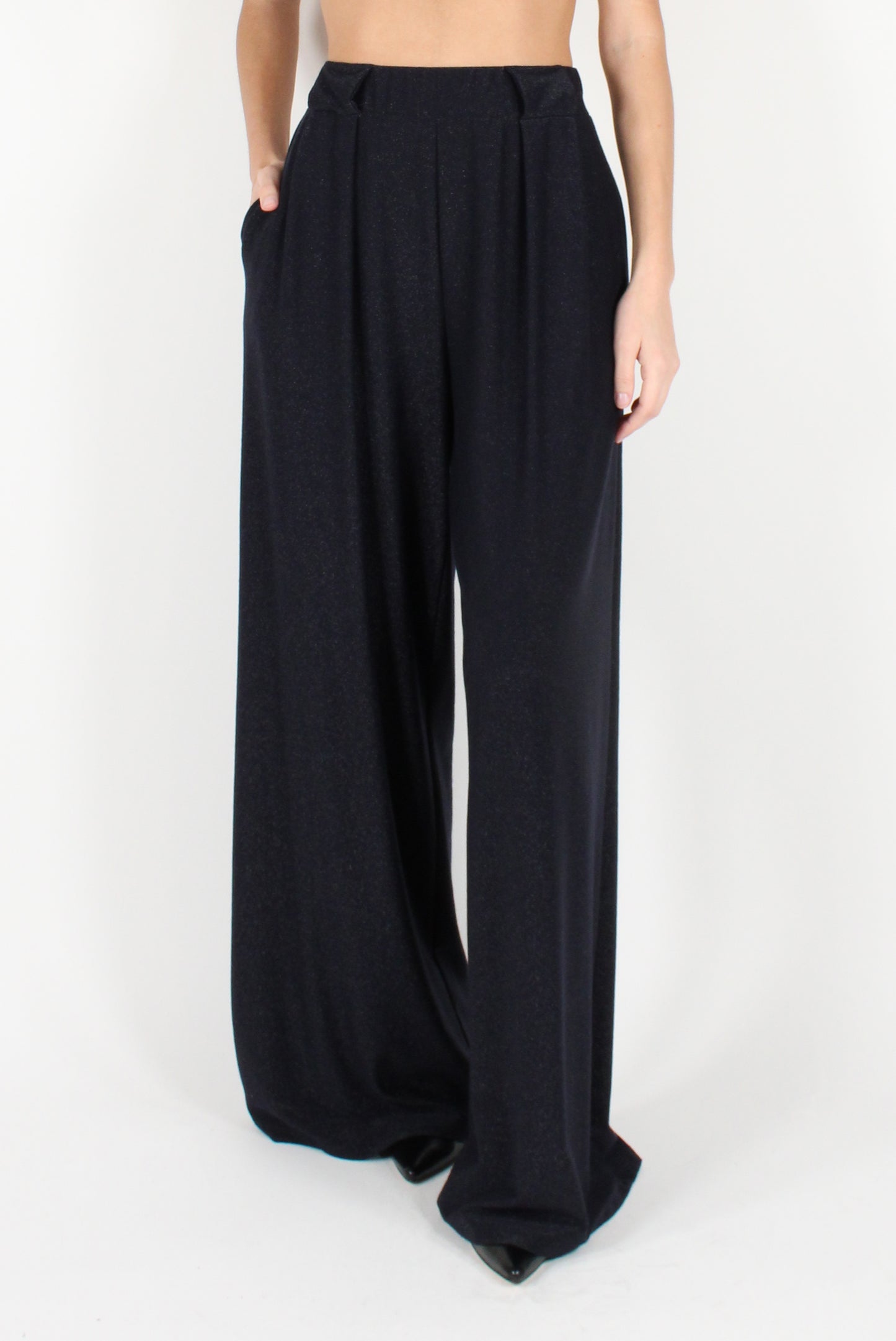 Palazzo Pants with Lurex