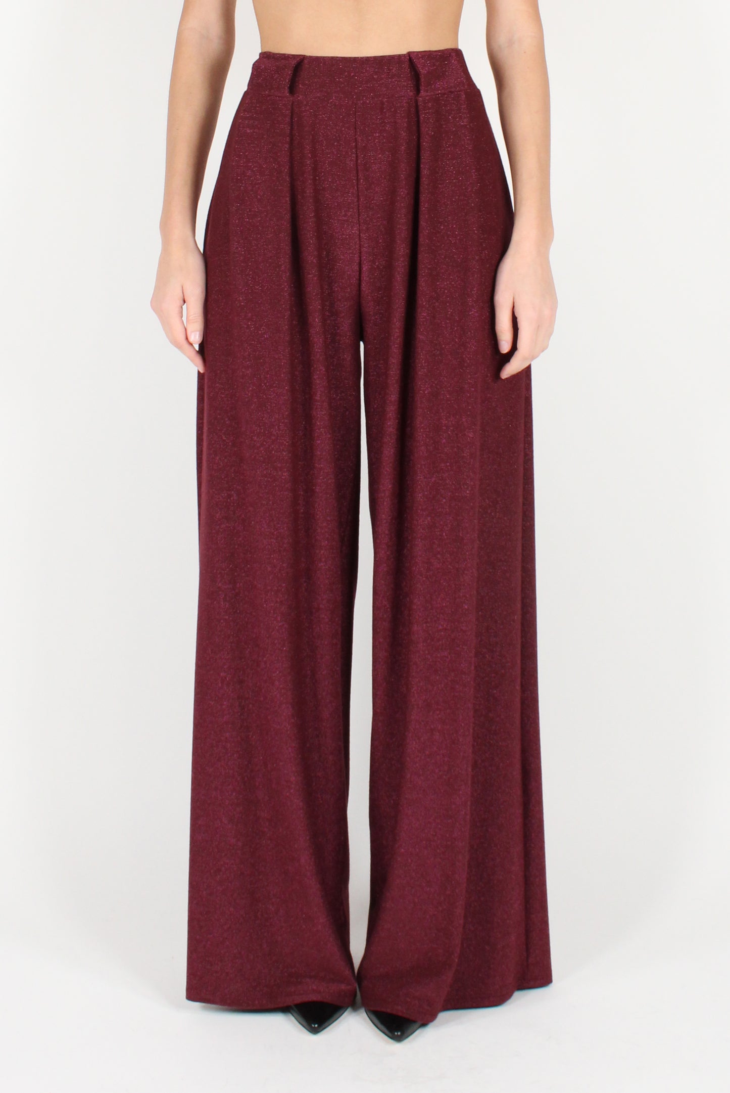 Palazzo Pants with Lurex