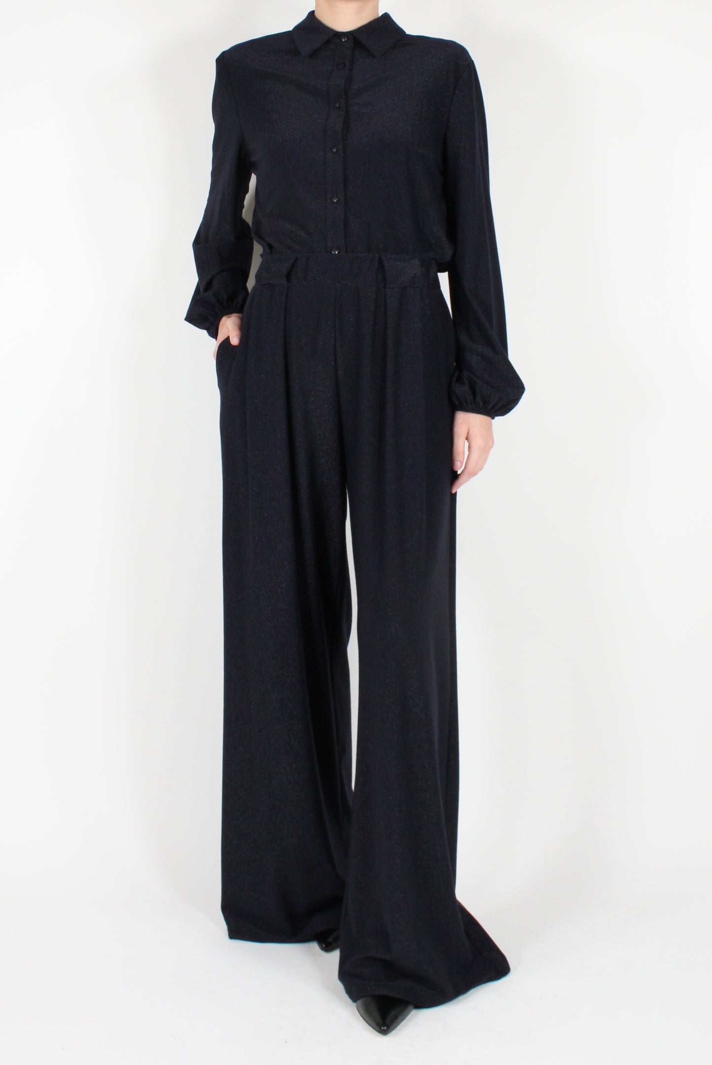 Palazzo Pants with Lurex