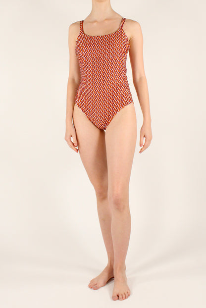 Floral Reversible One-Piece Swimsuit