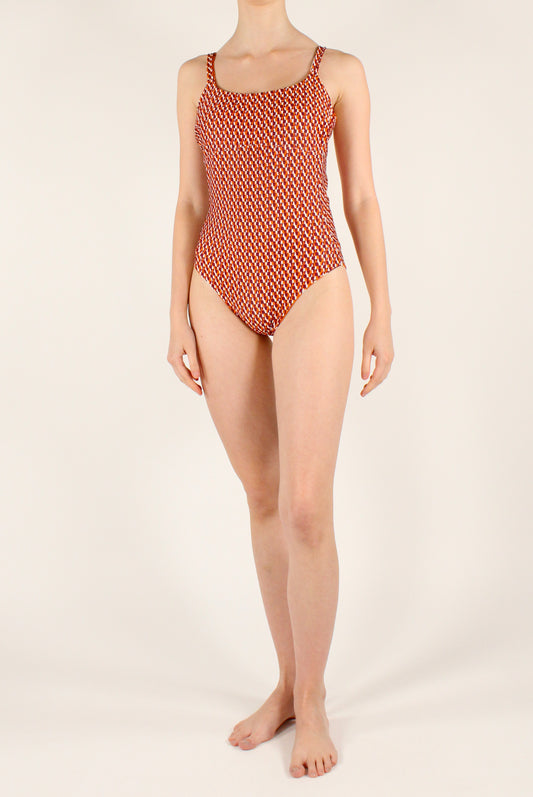 Floral Reversible One-Piece Swimsuit