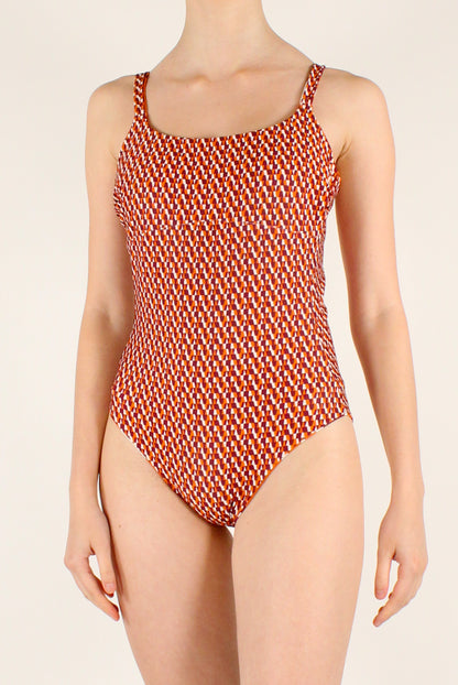 Floral Reversible One-Piece Swimsuit