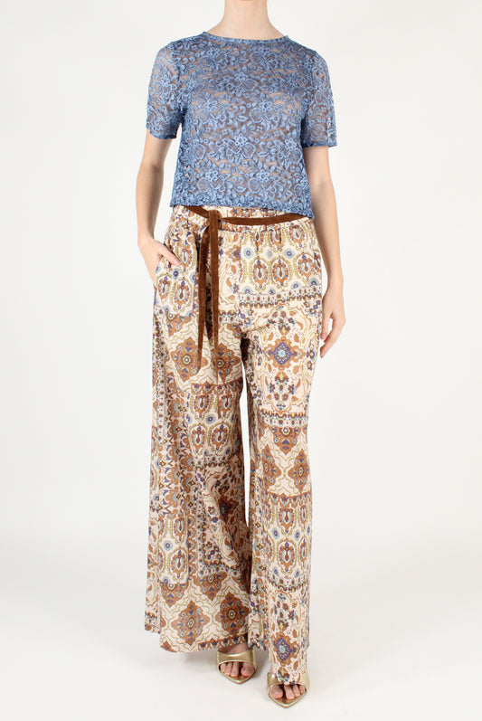 Ethnic Print Trousers