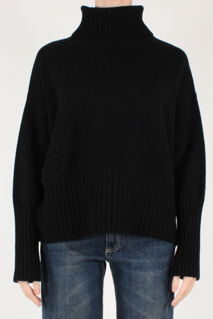 Maglione Dolcevita Over Pura Lana