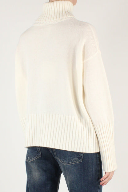 Maglione Dolcevita Over Pura Lana