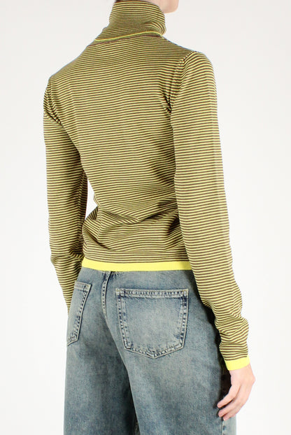 Maglioncino Dolcevita a Righe