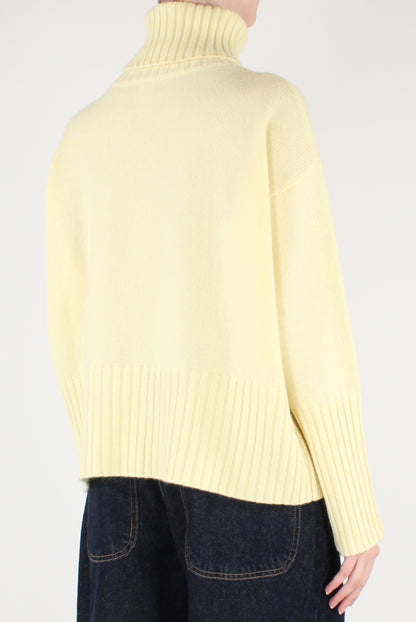 Pure Wool Oversized Turtleneck Sweater