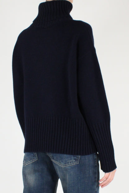 Maglione Dolcevita Over Pura Lana