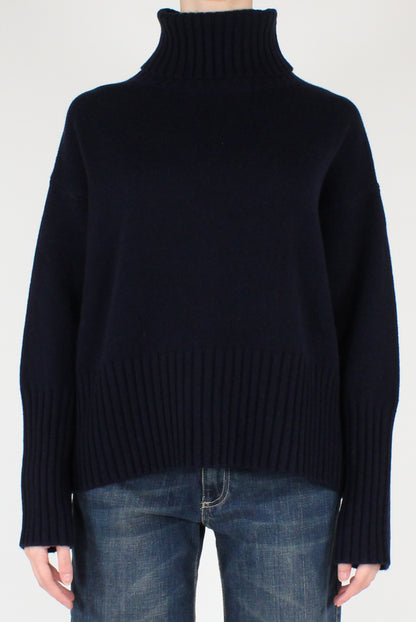 Maglione Dolcevita Over Pura Lana