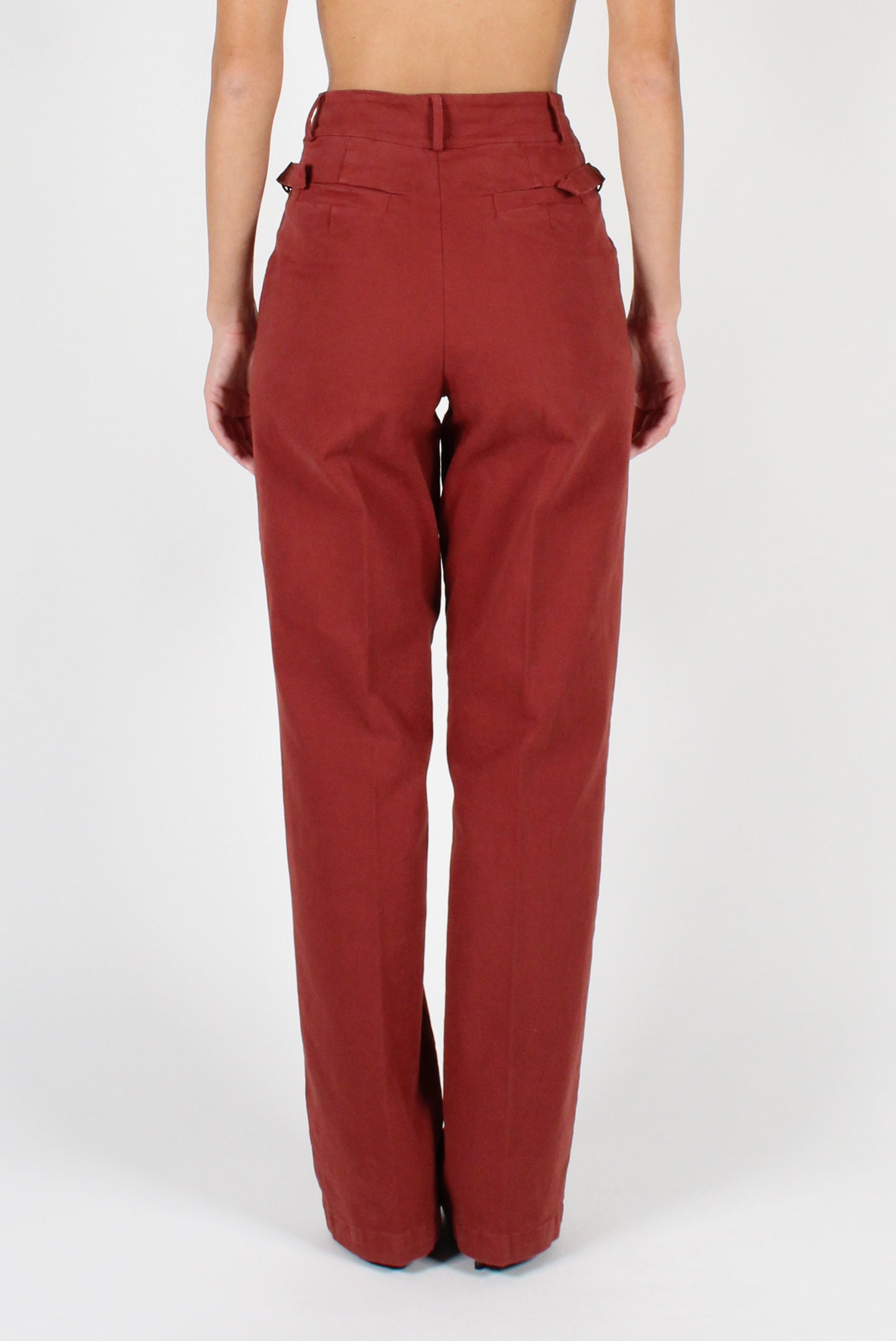 Cotton Gabardine Trousers