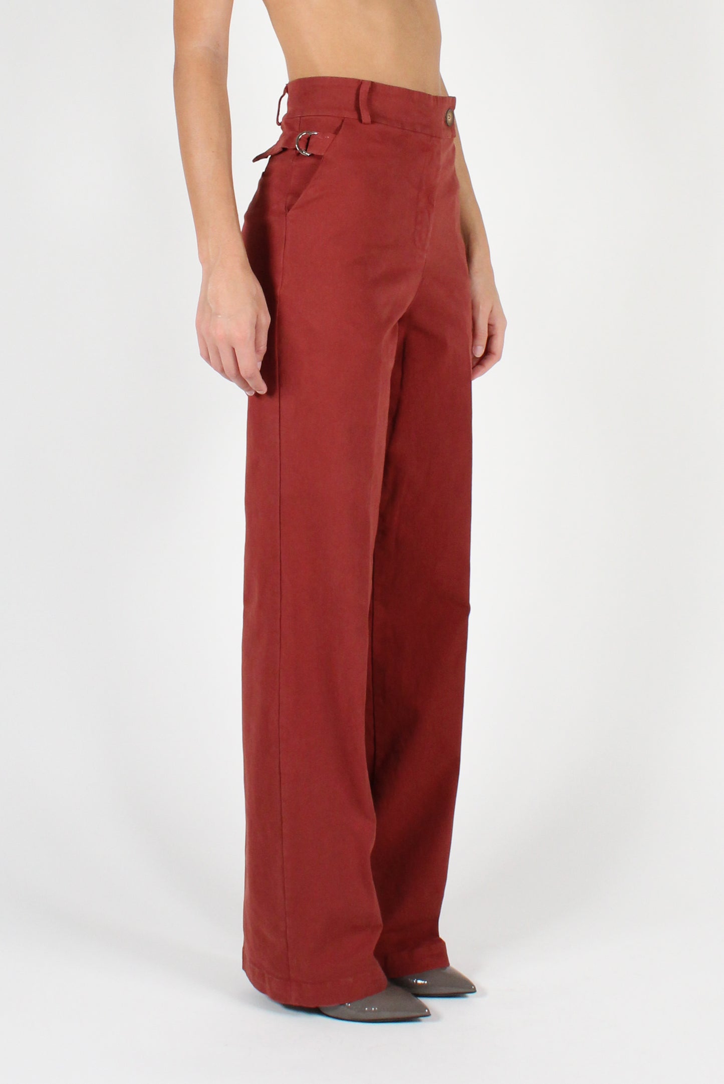 Cotton Gabardine Trousers