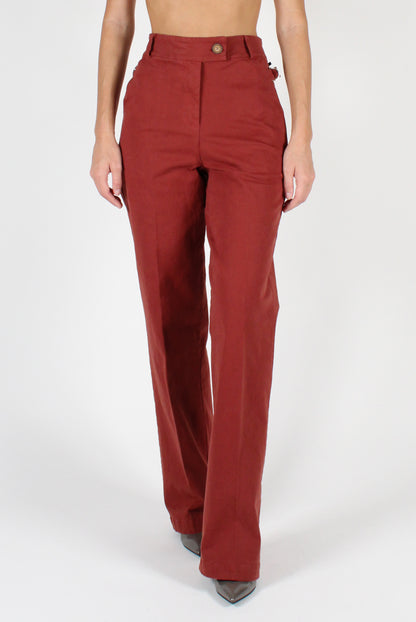 Cotton Gabardine Trousers