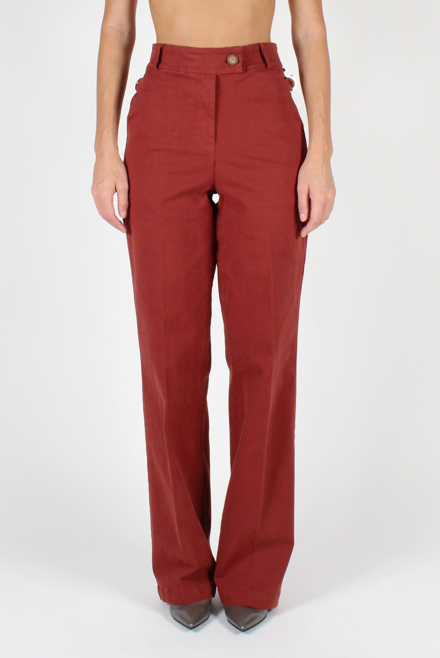 Cotton Gabardine Trousers