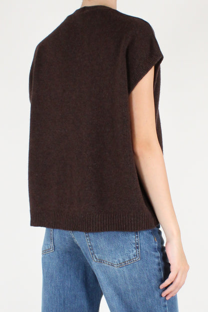 Oversized Vest with Buttons