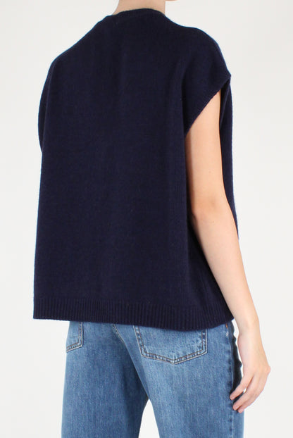 Oversized Vest with Buttons