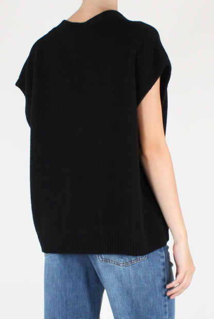 Oversized Vest with Buttons