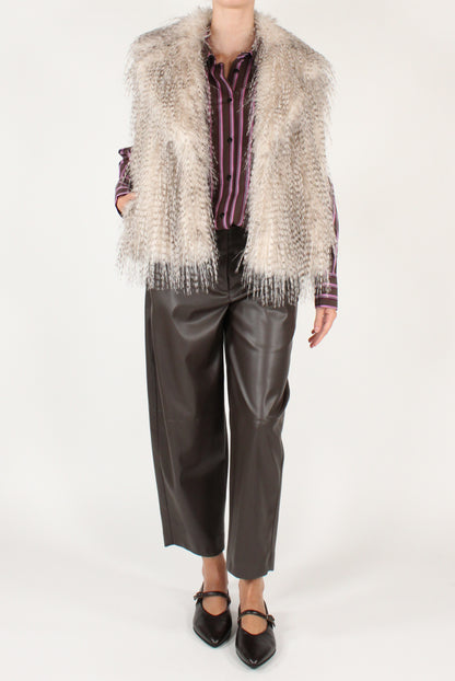 Gilet Over in Ecopelliccia