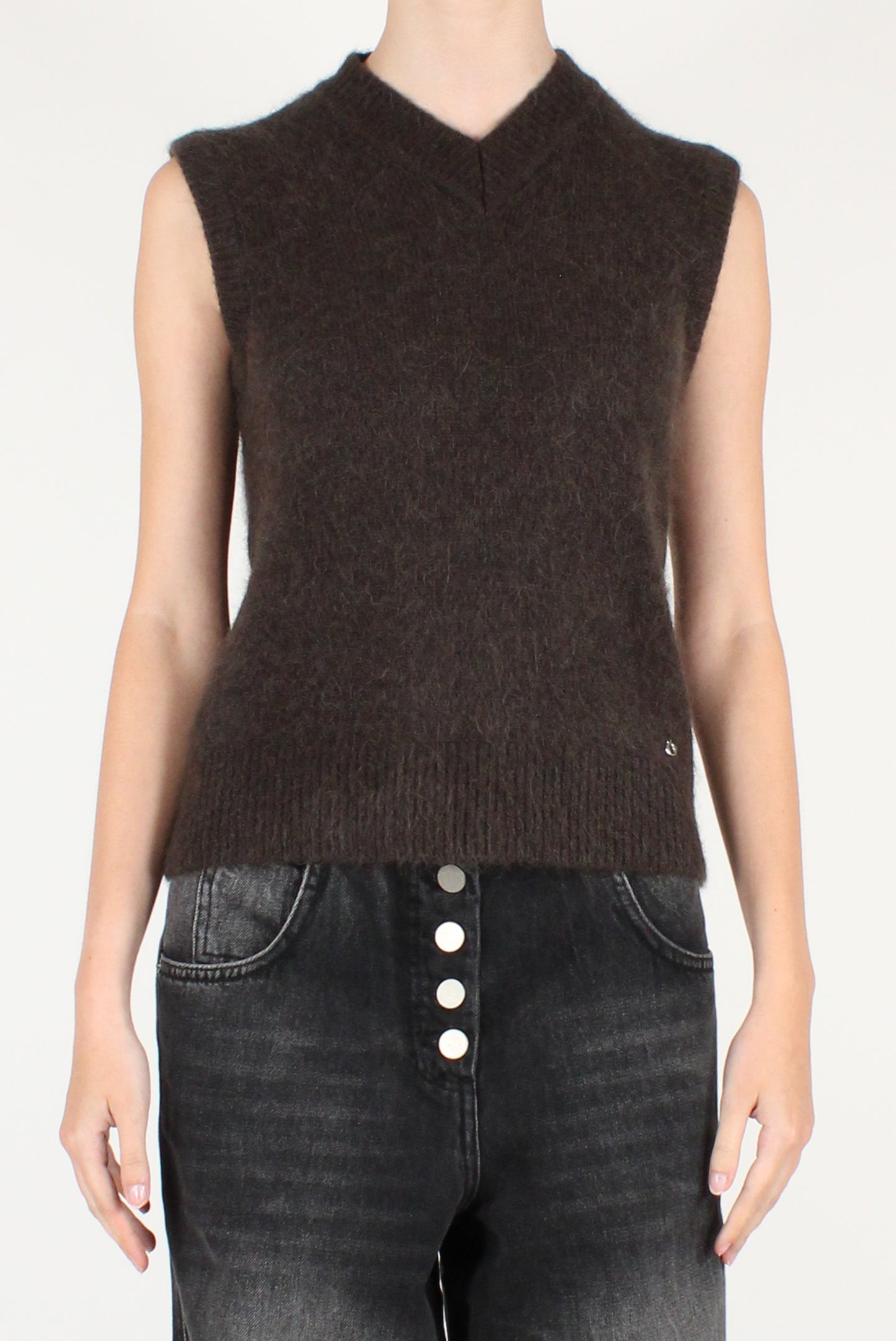 Gilet in Misto Lana