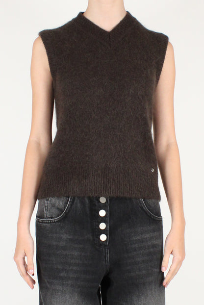Gilet in Misto Lana