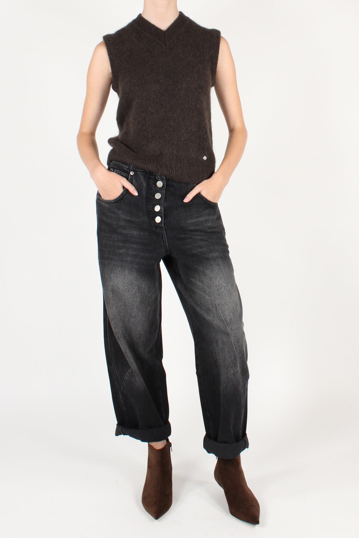 Gilet in Misto Lana