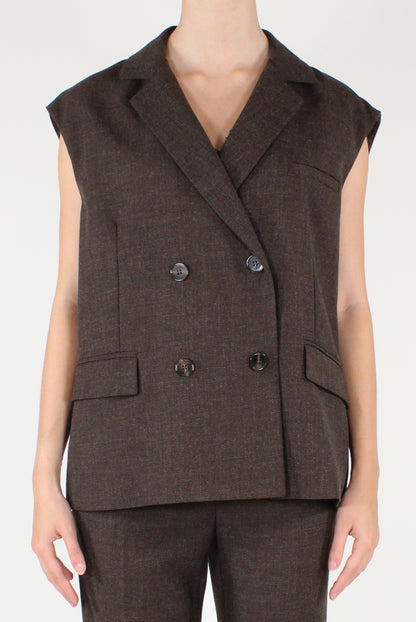 Gilet Doppiopetto Mélange